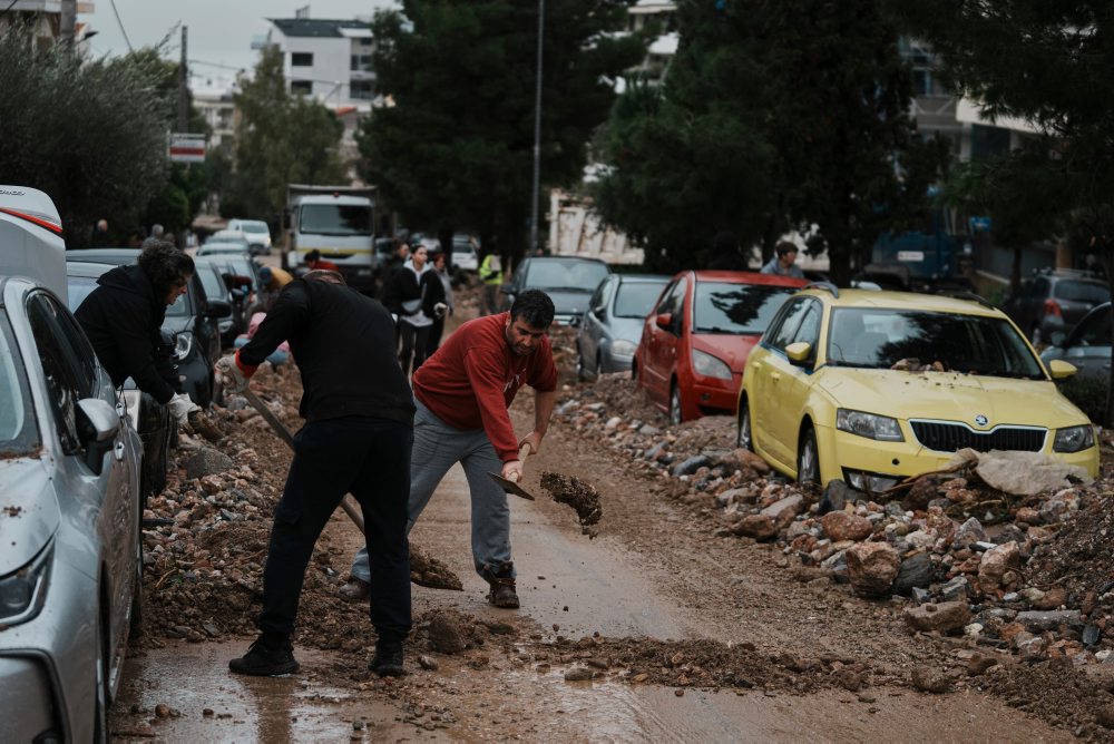 Extrémne počasie v Grécku 