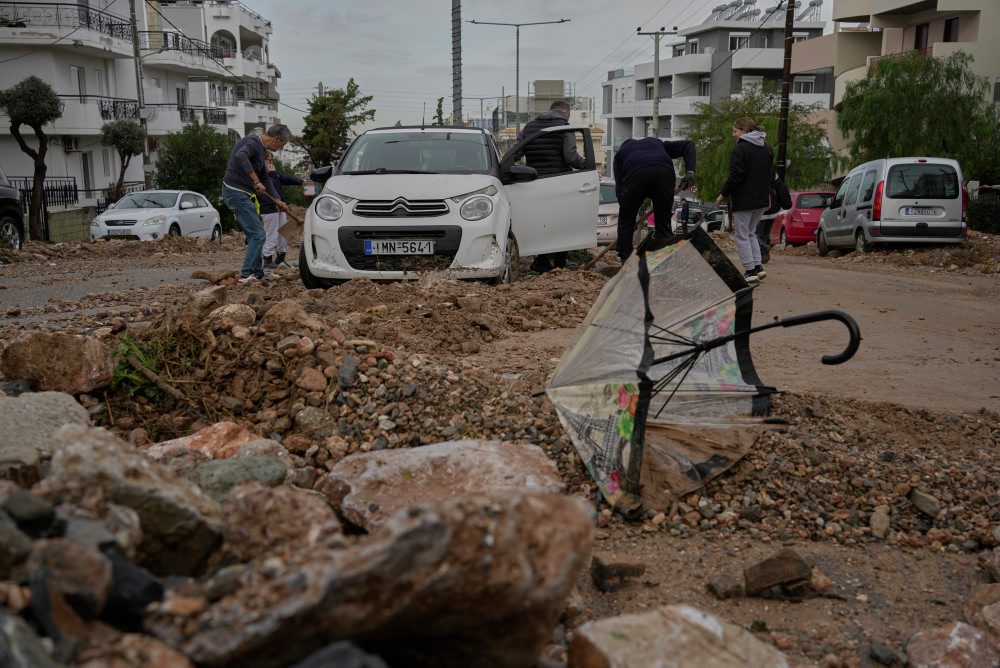 Extrémne počasie v Grécku 