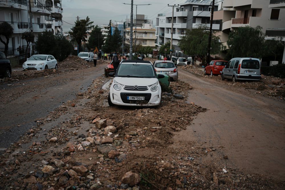 Extrémne počasie v Grécku 