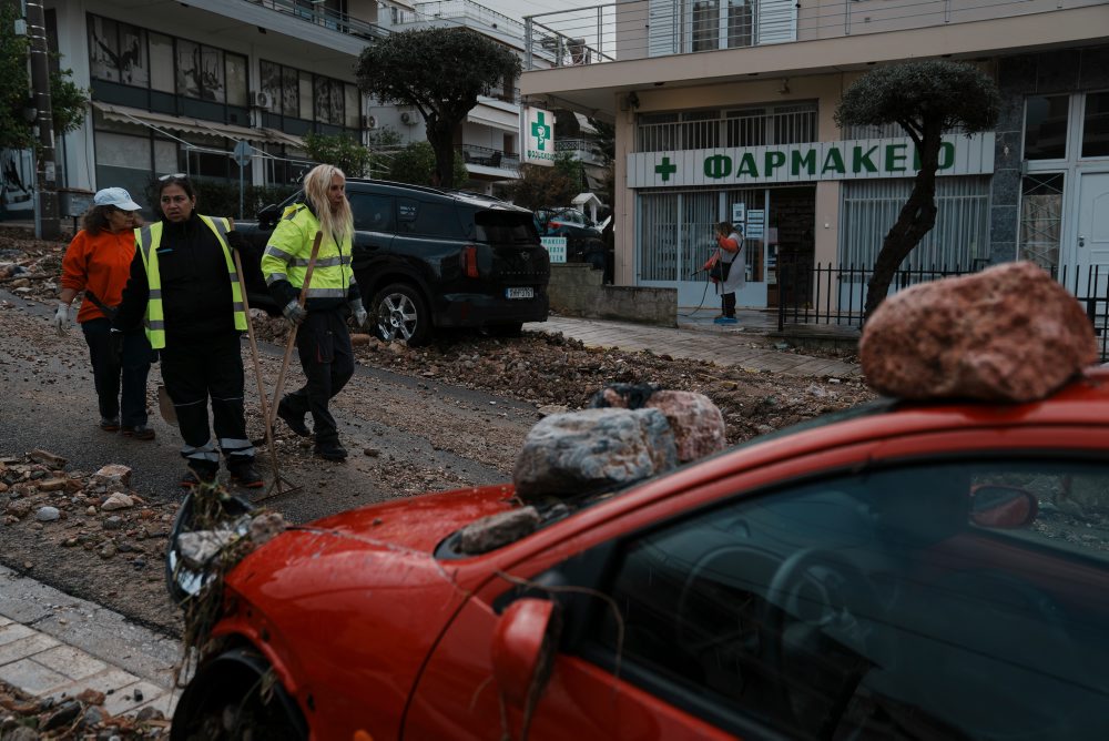 Extrémne počasie v Grécku 