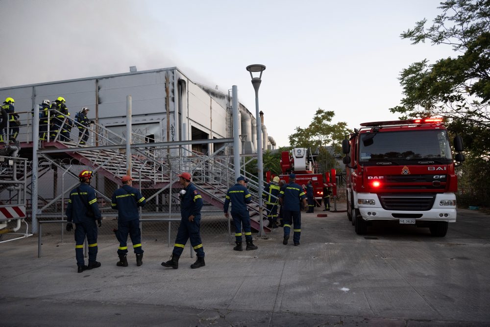 Požiar bedmintonovej haly v Aténach 