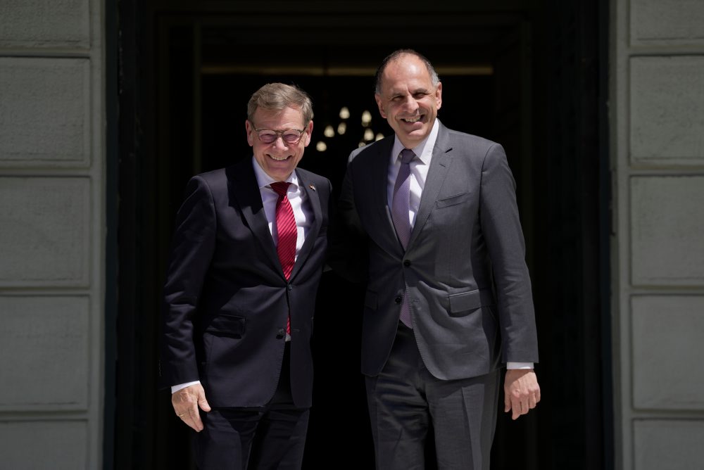 Nemecký minister zahraničných vecí Johann Wadephul navštívil Grécko