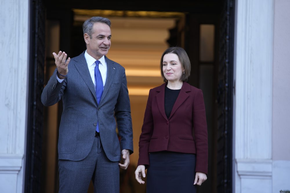 Moldavská prezidentka Maia Sanduová pricestovala na návštevu Grécka