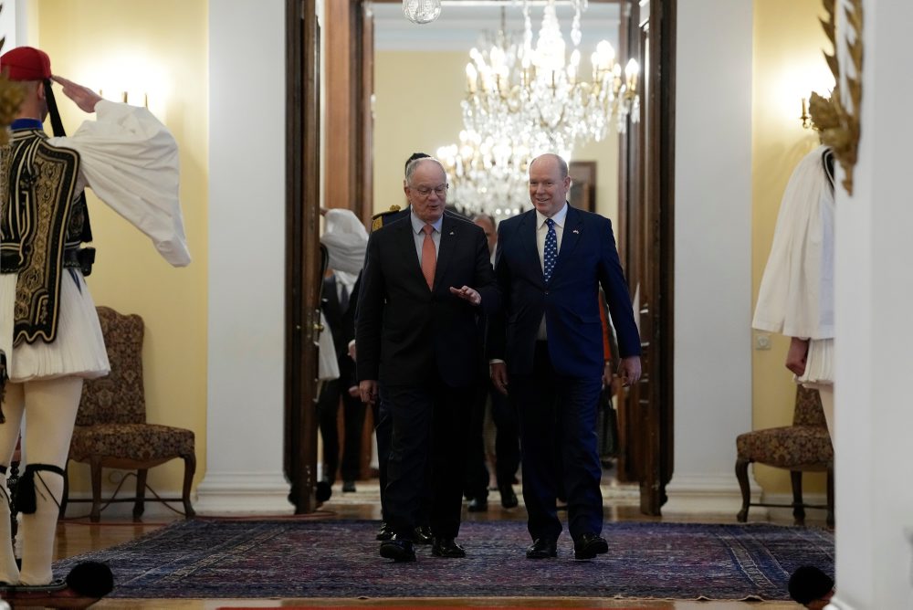 Monacké knieža Albert II. v Grécku 