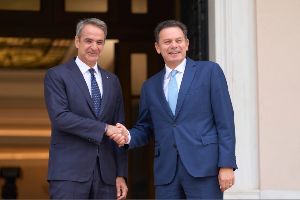 Portugalský premiér Luis Montenegro v Grécku