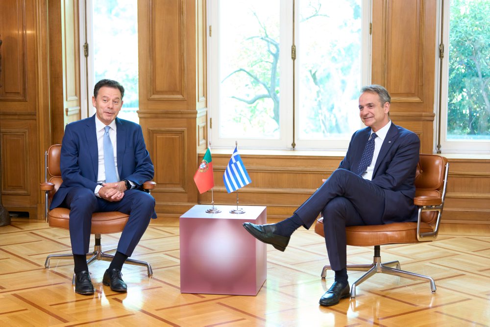 Portugalský premiér Luis Montenegro v Grécku