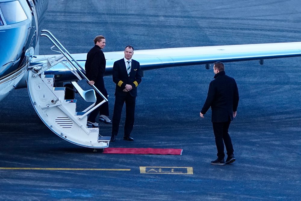 Dánska premiérka Mette Frederiksenová v Grónsku 