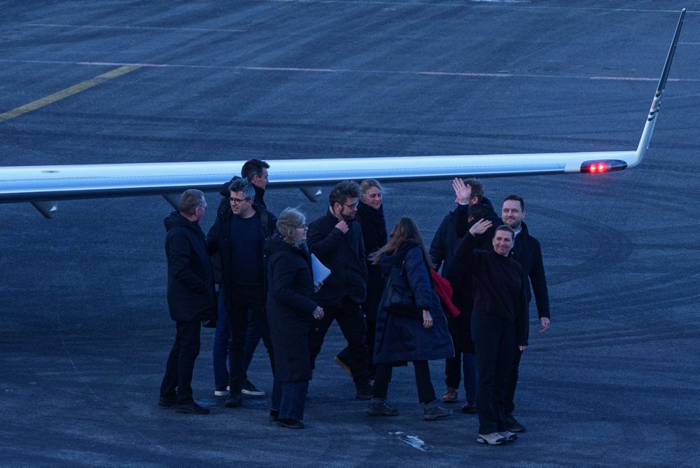 Dánska premiérka Mette Frederiksenová v Grónsku 