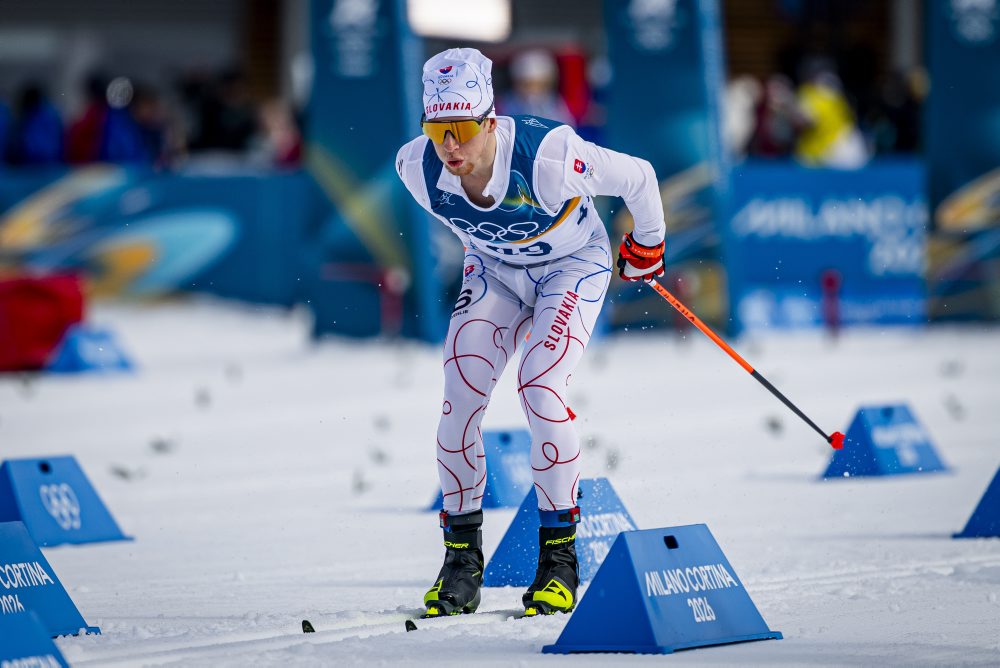 Slovák Peter Hinds v šprinte klasicky v bežeckom lyžovaní 