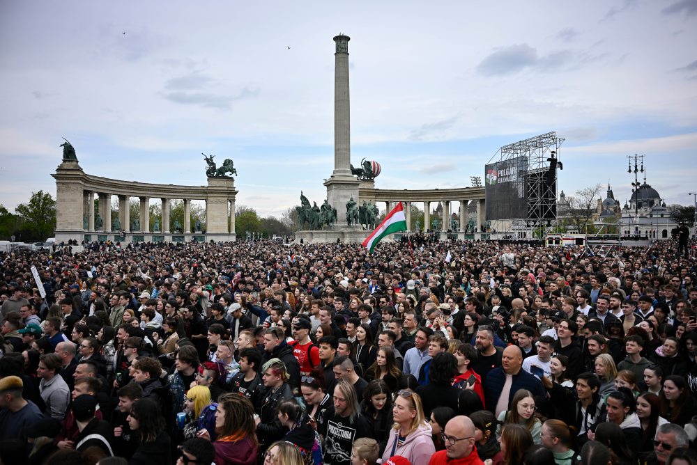 Protestný koncert pred nedeľňajšími parlamentnými voľbami  
