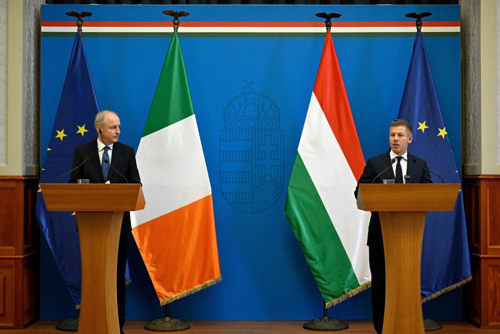 Írsky premiér Michael Martin v Maďarsku