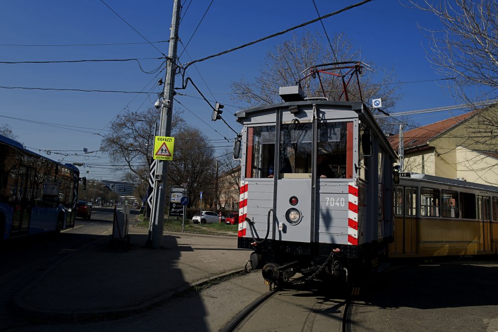 100-ročná električka v Budapešti 