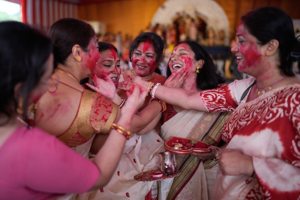 Hinduistický sviatok Durga Púdža v Indii
