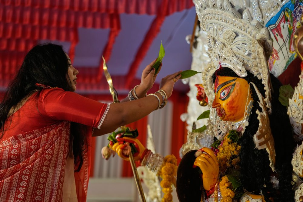 Hinduistický sviatok Durga Púdža v Indii