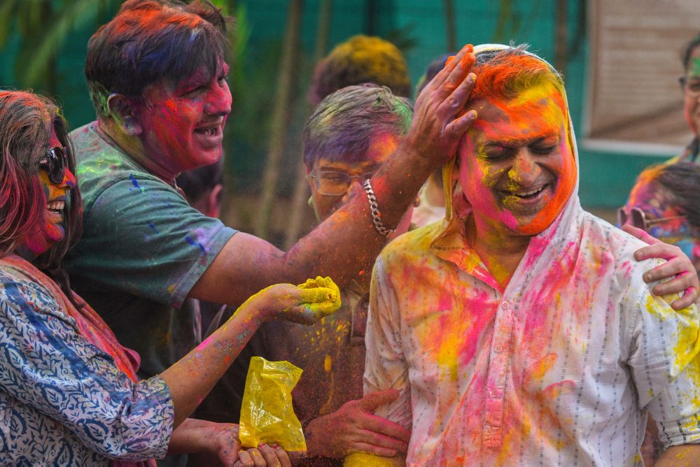 Hinduistický sviatok farieb holí