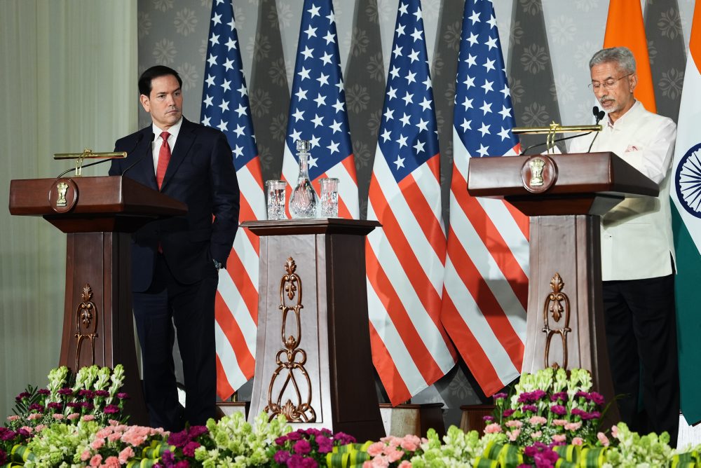 Minister zahraničných vecí USA Marco Rubio pokračuje v oficiálnej návšteve Indie