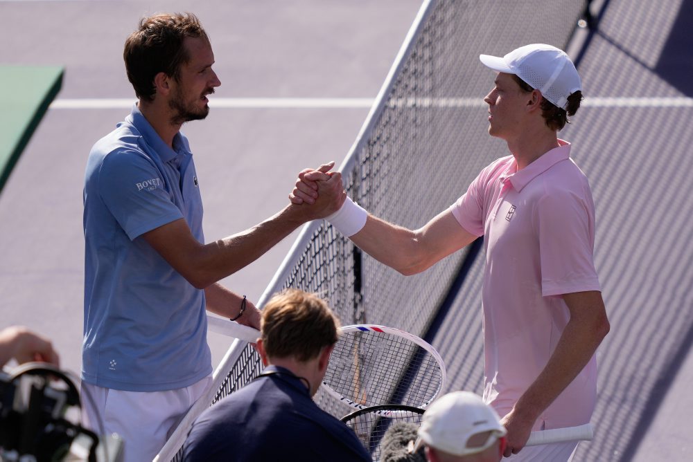 Finále mužskej dvojhry v Indian Wells: Jannik Sinner - Daniil Medvedev  