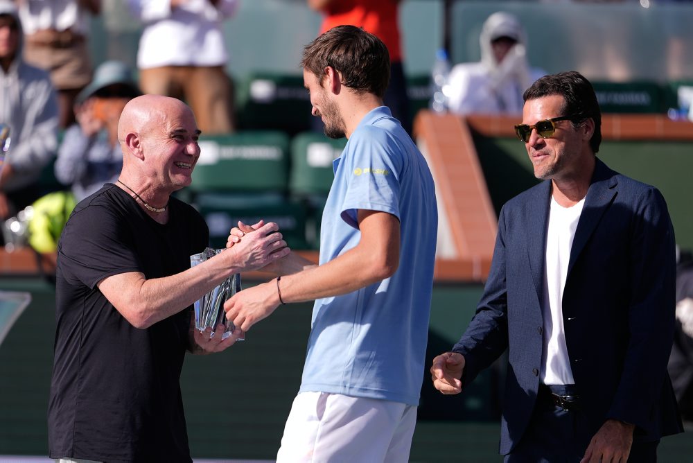 Finále mužskej dvojhry v Indian Wells: Jannik Sinner - Daniil Medvedev  