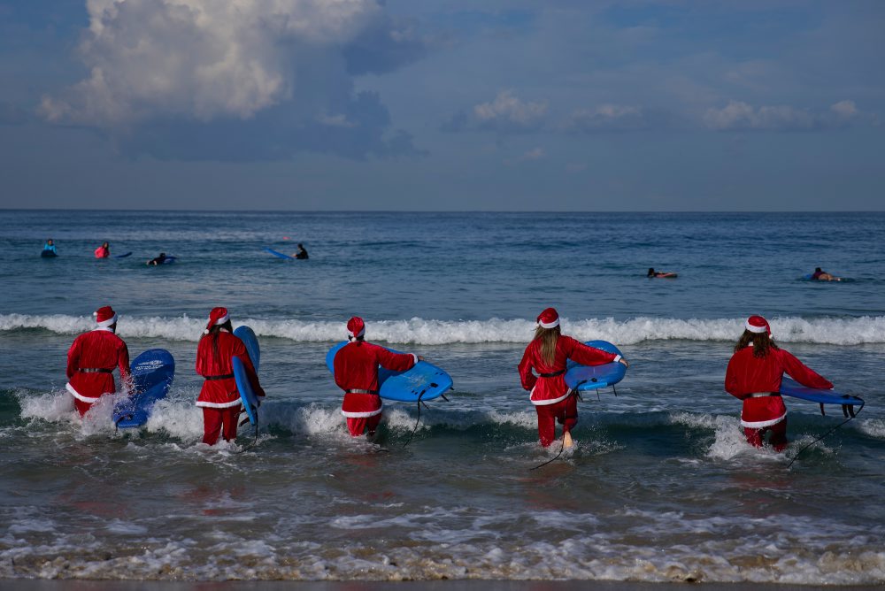 Natáčanie vianočnej reklamy v Tel Avive  