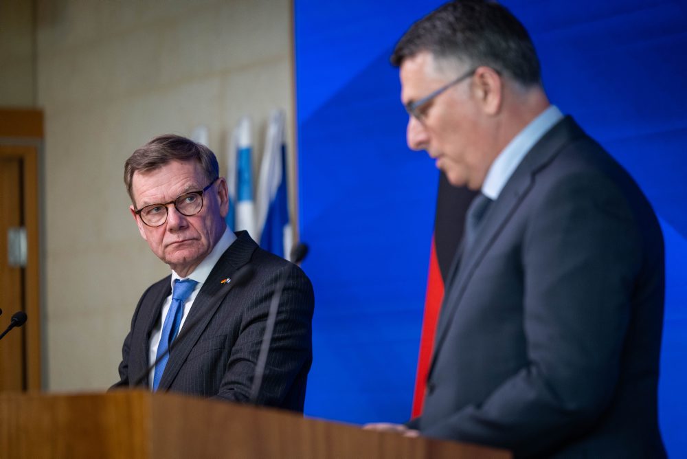 Nemecký šéf diplomacie v Izraeli 