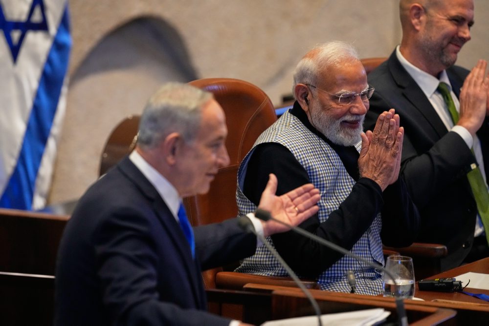 Indický premiér Naréndra Módí v Izraeli 