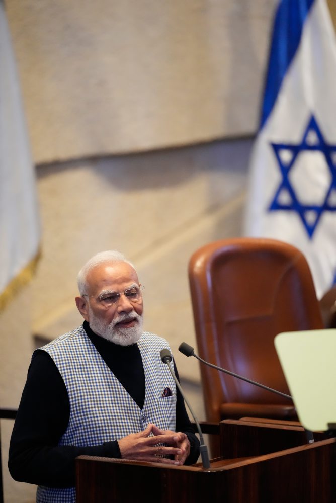 Indický premiér Naréndra Módí v Izraeli 