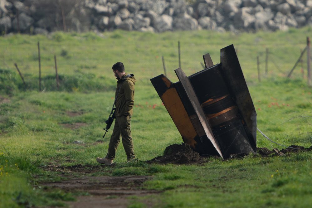 Iránska raketa skončila zaborená v poli na Izraelom kontrolovaných Golanských Výšinách