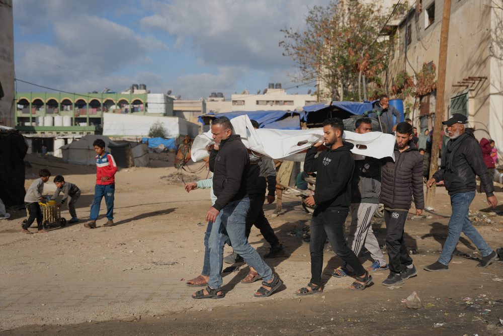 Obete po izraelskom leteckom útoku na Pásmo Gazy v meste Chán Júnis 