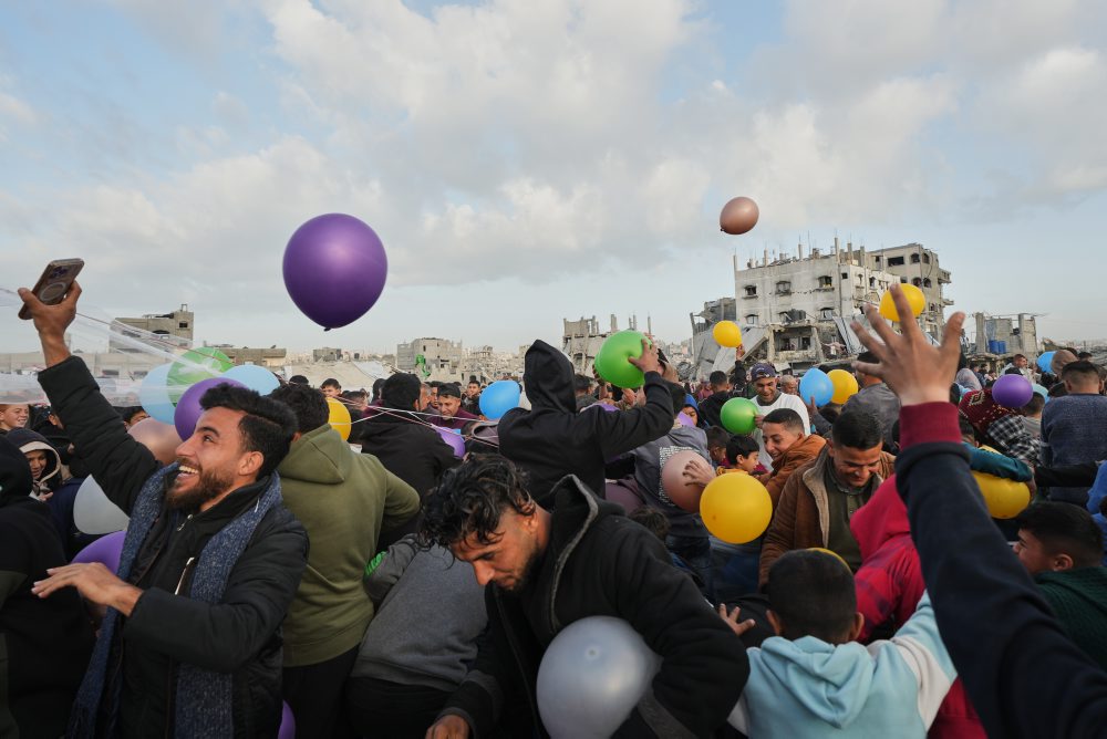 Záver moslimského pôstneho mesiaca ramadánu v Gaze
