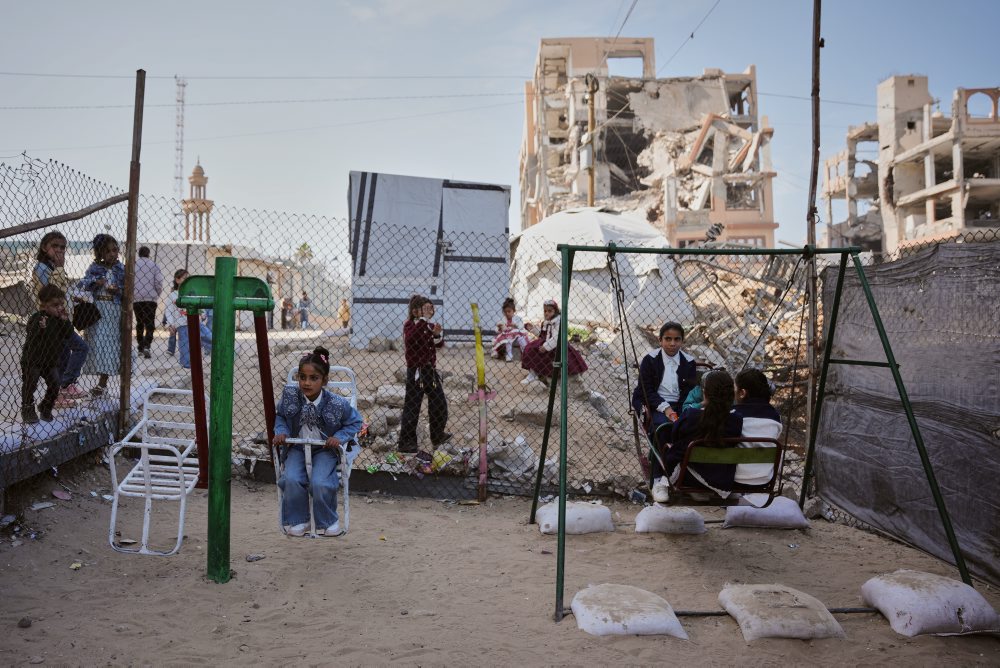 Záver moslimského pôstneho mesiaca ramadánu v Gaze