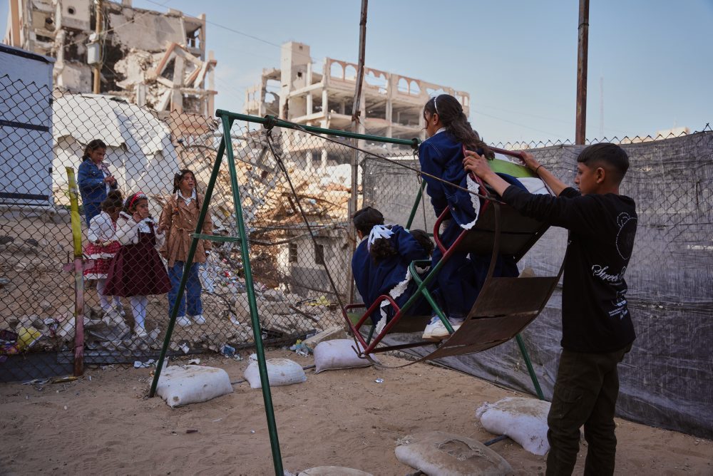 Záver moslimského pôstneho mesiaca ramadánu v Gaze