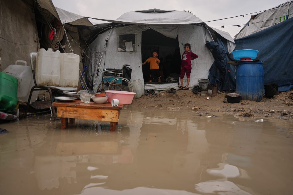 Záplavy v centrálnom Pásme Gazy 