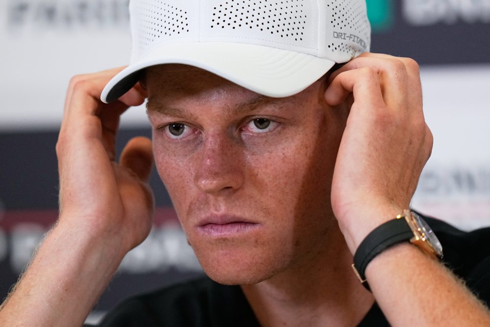 Jannik Sinner na tenisovom turnaji ATP 1000 v Ríme