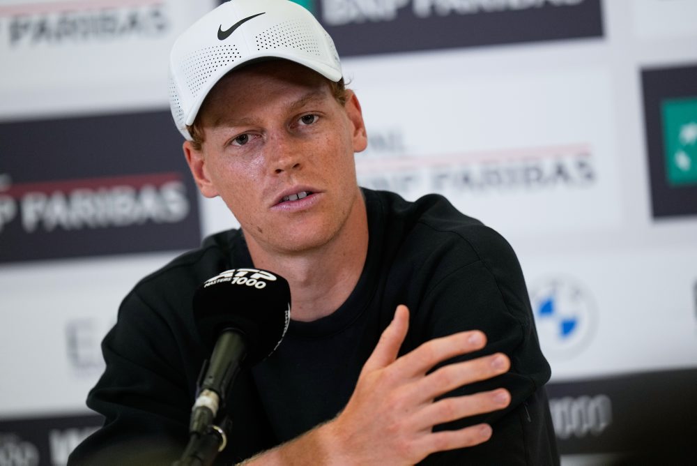 Jannik Sinner na tenisovom turnaji ATP 1000 v Ríme