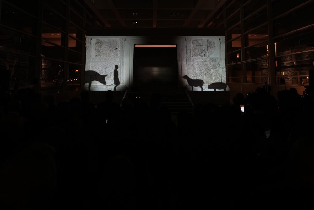 Multimediálna inštalácia na Oltári Augustovho mieru v Ríme 