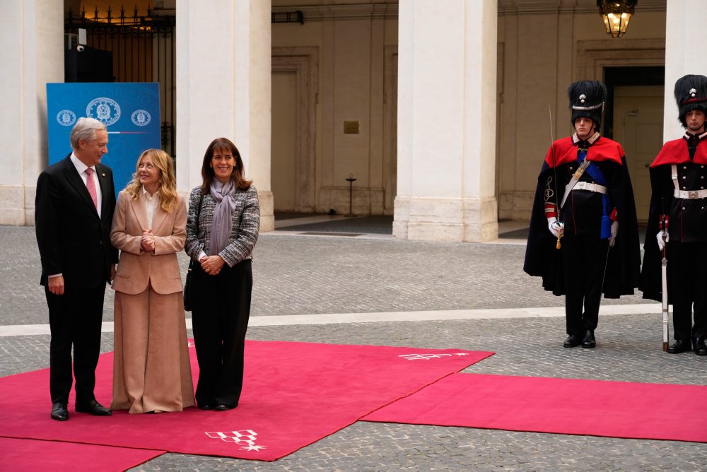 Čilský prezident José António Kast pricestoval na návštevu Talianska