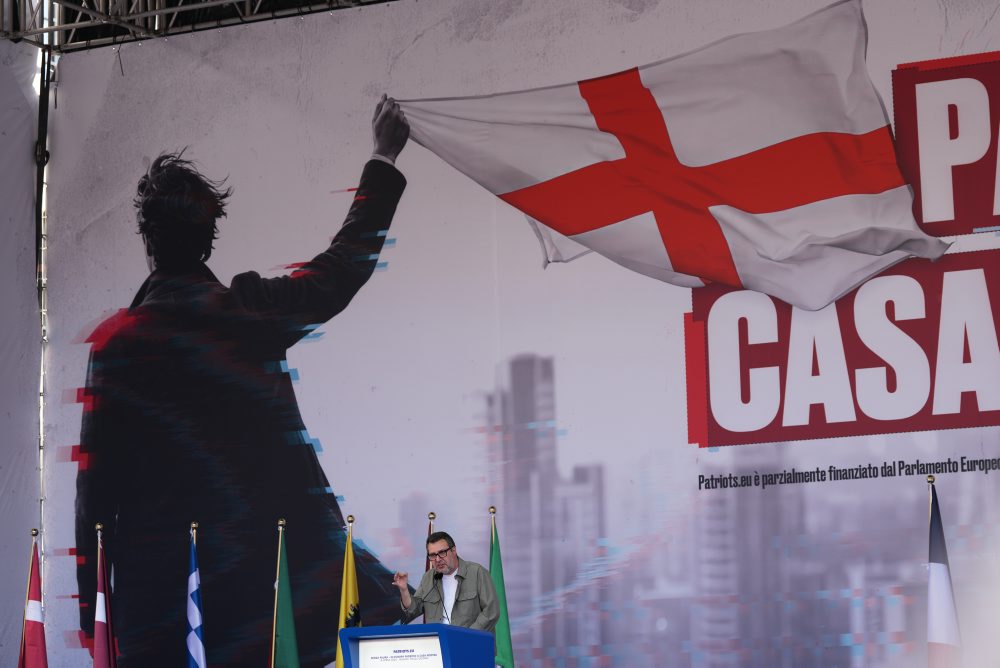 Zhromaždenie Patriotov za Európu v Miláne