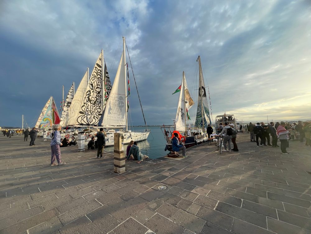 Zo Sicílie vyplávala ďalšia skupina lodí s pomocou pre Pásmo Gazy