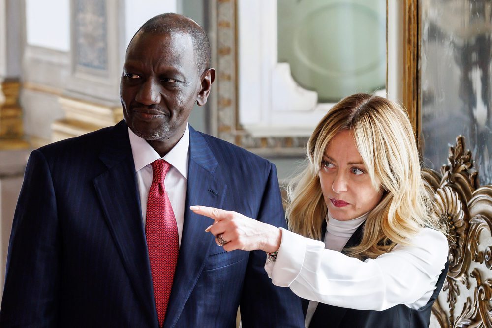 Kenský prezident v Ríme 