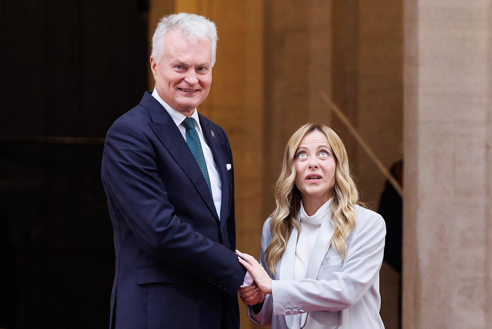 Litovský prezident v Taliansku