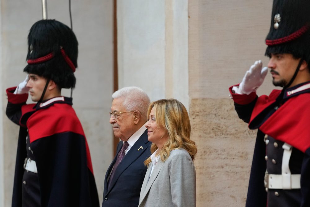 Talianska premiérka Giorgia Meloniová sa stretla s prezidentom Palestínskej samosprávy Mahmúdom Abbásom