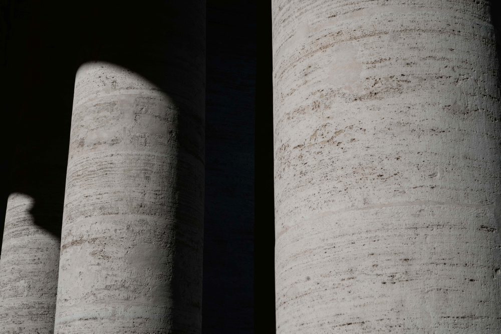 Travertínový kameňolom v Taliansku