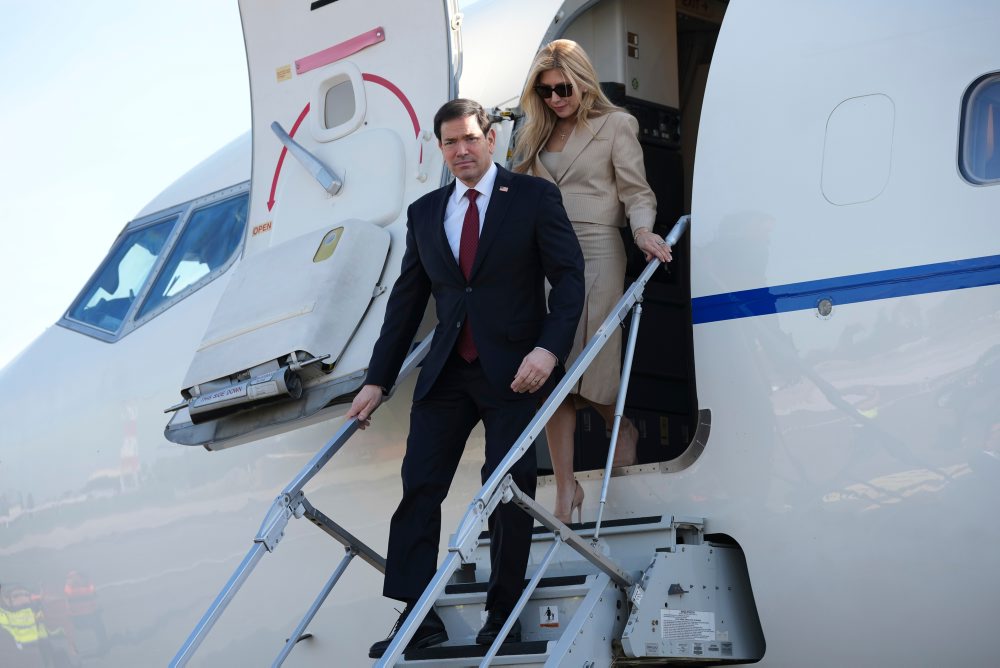 Americký minister zahraničných vecí Marco Rubio v Taliansku