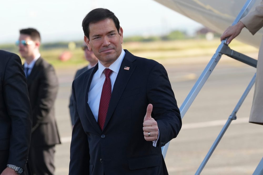 Americký minister zahraničných vecí Marco Rubio v Taliansku