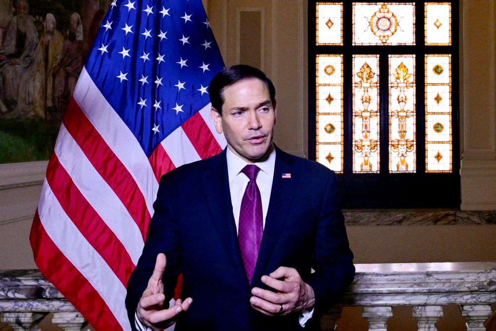 Americký minister zahraničných vecí Marco Rubio na návšteve v Taliansku