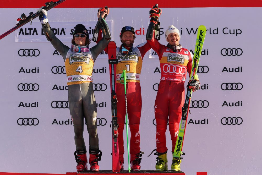 Lyžovanie-SP: Schwarz zvíťazil v obrovskom slalome v Alta Badii, Odermatt šiesty