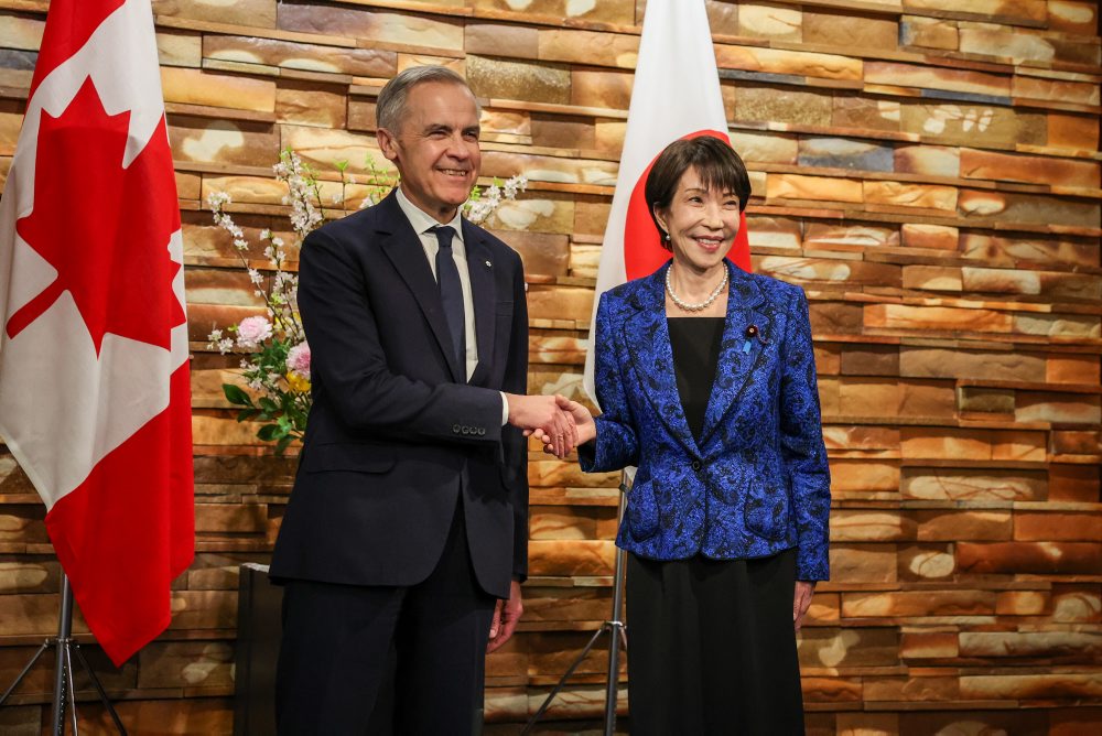 Kanadský premiér Mark Carney na návšteve Japonska