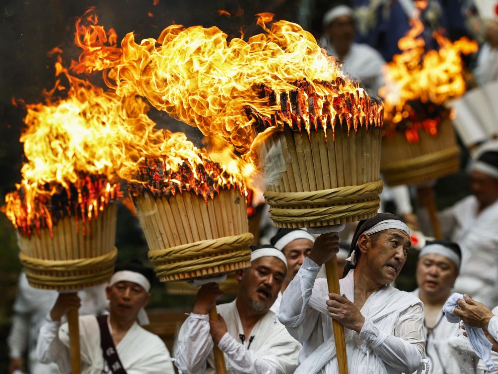 Festival ohňa v Japonsku