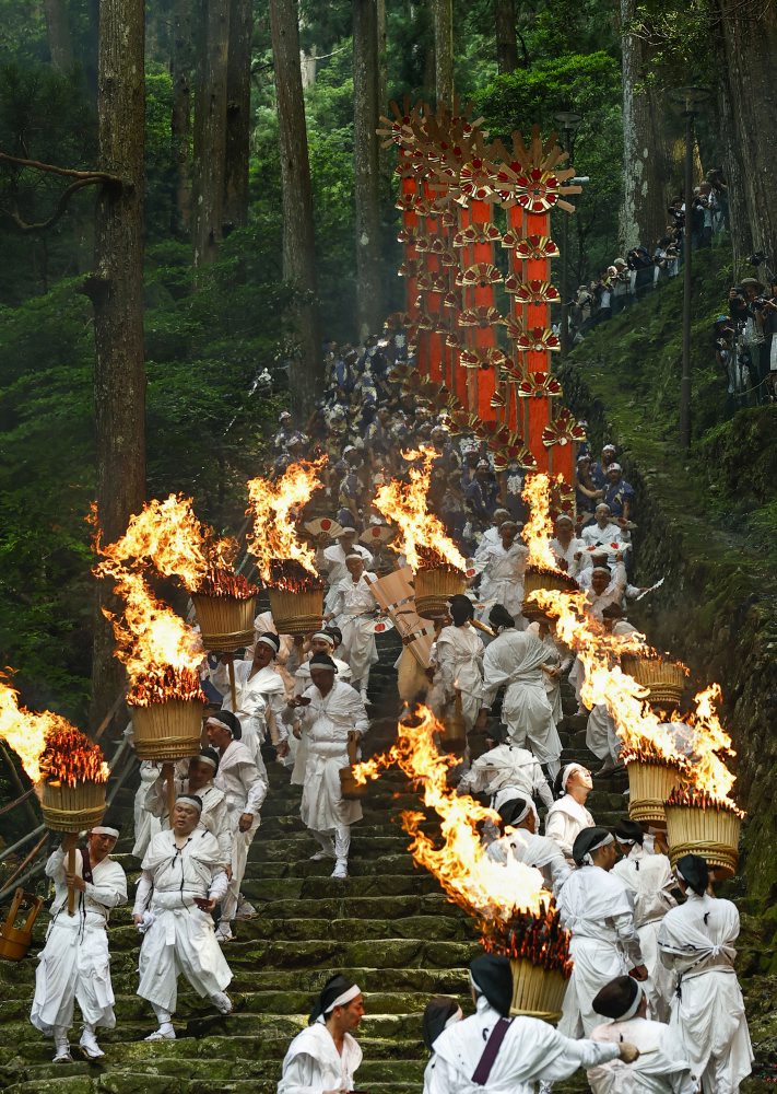 Festival ohňa v Japonsku