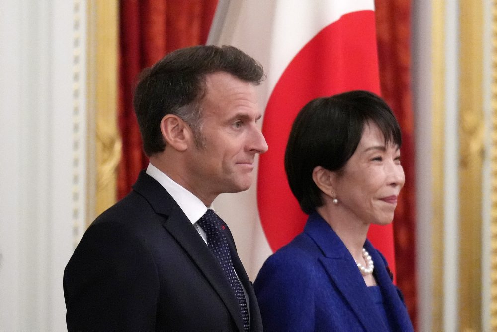 Macron v Japonsku
